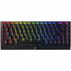 Razer BlackWidow V3 Mini HyperSpeed (Green Switch), US Layout, HyperSpeed Wireless (2.4 Ghz), Bluetooth or USB-C, size 65%, RGB Chroma, 80 million keystroke, 1000 Hz Ultrapolling, Aluminum construction