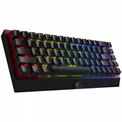 Razer BlackWidow V3 Mini HyperSpeed - Wireless Mechanical Gaming Keyboard (Green Switch) Phantom Edition - 65%, 80 million keystroke lifespan, 1000 Hz Ultrapolling, Aluminum construction