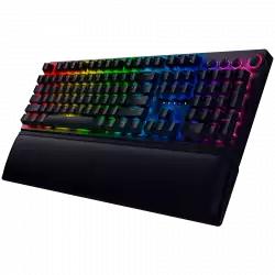 Razer BlackWidow V3 Pro, Green Mechanical Switch, US Layout, 2.4 Ghz Wireless and Bluetooth connection, Razer Chroma RGB, Hybrid onboard storage – up to 5 profiles, Dedicated Media Controls, Doubleshot ABS keycaps