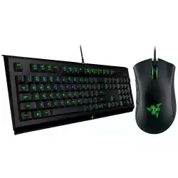 Razer Cynosa Pro + Deathadder 2000 Bundle - US Layout, Gaming grade membrane keys, Three color backlighting, 2000 DPI optical sensor, 1000 Hz Ultrapolling