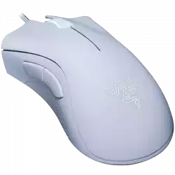 Razer DeathAdder Essential White Edition, Gaming Mouse, True 6 400 DPI optical sensor, Ergonomic Form Factor, Mechanical Mouse Switches with 10 million-click life cycle, 1000 Hz Ultrapolling, Single-color white lighting