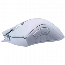 Razer DeathAdder Essential White Edition, Gaming Mouse, True 6 400 DPI optical sensor, Ergonomic Form Factor, Mechanical Mouse Switches with 10 million-click life cycle, 1000 Hz Ultrapolling, Single-color white lighting