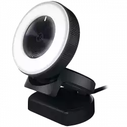 Razer Kiyo - Ring Light Equipped Broadcasting Camera ,Desktop streaming camera with multi-step ring light,High fps HD Video (720p 60fps/1080p 30fps),Compatible with Open Broadcaster Software and Xsplit