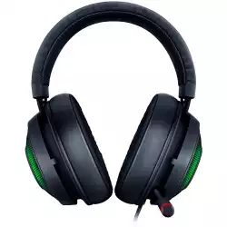 Razer Kraken Ultimate, THX Spatial Audio, Custom-tuned 50mm drivers, Active noise-canceling microphone, Eyewear-friendly cooling gel cushions, Razer Chroma RGB, Frequency response: 20 Hz – 20 kHz, Connection type: USB Digital, Oval ear cushions