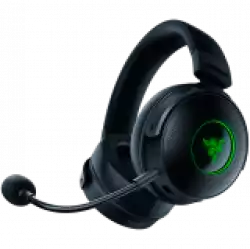 Razer Kraken V3 Pro, Wireless Gaming Headset, Razer HyperSense Haptic Technology, TriForce Titanium 50mm Drivers, Detachable HyperClear SuperCardioid Mic, THX Spatial Audio, Razer Chroma™ RGB, USB-A Wireless (2.4GHz)/3.5mm