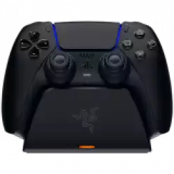 Razer Quick Charging Stand for PS5 - Midnight Black, Quick Charge, Curved Cradle Design, Matches Your PS5 DualSense Wireless Controller, Powered by USB (Controller not included)
