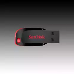 SANDISK 8GB USB 2.0 Cruzer Blade BlisterVersion Black/Red