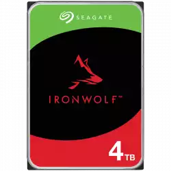 SEAGATE NAS HDD 4TB IronWolf 5900rpm 6Gb/s SATA 64MB cache 3.5inch 24x7 CMR for NAS and RAID rackmount systemes BLK