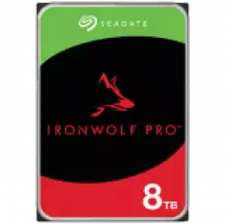 SEAGATE Ironwolf PRO Enterprise NAS HDD 8TB 7200rpm 6Gb/s SATA 256MB cache 8.9cm 3.5inch 24x7 for NAS RAID Rackmount Systeme BLK