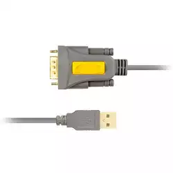 Сериен адаптер AXAGON (, USB Type A (Male) - D-Sub 9-pin (DB-9) (Female), USB 2.0/RS232, Позлатени конектори, 1.5m) Gray