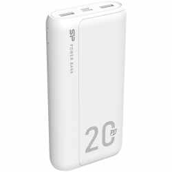 Silicon Power Power Bank, QS15, 20000mAh, White