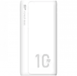 Silicon Power QP15 10.000mAh PowerBank > 500 charging cycles 2x USB A Out, 1x Micro USB in + 1x USB C In/out, Li-Polymer, 10000mAh, Fast Charge, White