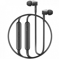 TCL In-ear Bluetooth Headset, Strong Bass, Frequency of response: 10-22K, Sensitivity: 107 dB, Driver Size: 8.6mm, Impedence: 16 Ohm, Acoustic system: closed, Max power input: 20mW, Connectivity type: Bluetooth only (BT 5.0), Color Shadow Black