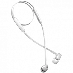 TCL In-ear Bluetooth Headset, Strong Bass, Frequency of response: 10-22K, Sensitivity: 107 dB, Driver Size: 8.6mm, Impedence: 16 Ohm, Acoustic system: closed, Max power input: 20mW, Connectivity type: Bluetooth only (BT 5.0), Color Ash White