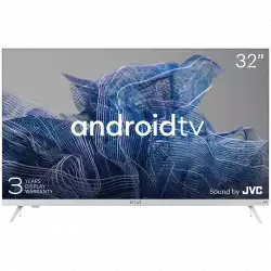 Телевизор KIVI 32', HD, Google Android TV, White, 1366x768, 60 Hz, Sound by JVC, 2x8W, 33 kWh/1000h , BT5, HDMI ports 3, 24 months