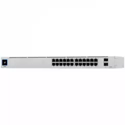 Ubiquiti USW-Pro-24-POE-EU configurable Gigabit Layer2 and Layer3 switch with auto-sensing 802.3at PoE+ and 802.3bt PoE++