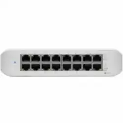 UBIQUITI Lite 16 PoE; (8) GbE PoE+, (8) GbE ports; 45W total PoE availability; Wall mountable.