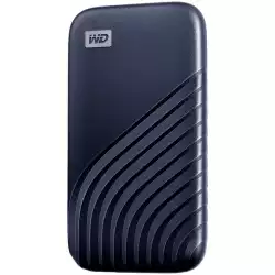 WD My Passport SSD 1TB Midnight Blue Cross Compatible USB 3.2 Gen-2 and USB-C 1050MB/s Read 1000MB/s Write PC Mac Compatiable