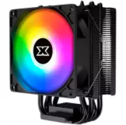 Windpower 964 RGB EN46478, Black Anodized, 90mm RGB PWM Fan, Single Rainbow LED Mode, Reinforced Plastic Backplate