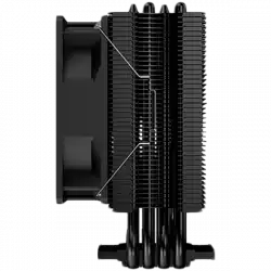 Windpower 964 RGB EN46478, Black Anodized, 90mm RGB PWM Fan, Single Rainbow LED Mode, Reinforced Plastic Backplate