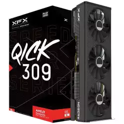 XFX SPEEDSTER QICK309 RADEON RX 7600XT QICK Gaming Graphics Card with 16GB GDDR6 HDMI 3xDP, AMD RDNA™ 2