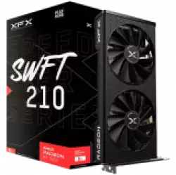 XFX SPEEDSTER SWFT210 RADEON RX 7600XT SWFT Gaming Graphics Card with 16GB GDDR6 HDMI 3xDP, AMD RDNA