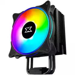 Xigmatek Windpower_WP1264 EN42371; Intel: LGA 2066/2011-v3/2011/1366/115x; AMD: AM4/AM3+/AM3/AM2+/AM2/FM2+/FM2/FM1; TDP 160W; 4 Heatpipes HDT; 120mm AT120 Rainbow PWM Fan