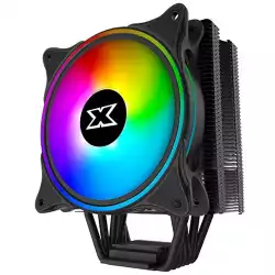 Xigmatek Windpower_WP1266 EN42388; Intel: LGA 2066/2011-v3/2011/1366/115x; AMD: AM4/AM3+/AM3/AM2+/AM2/FM2+/FM2/FM1; TDP 190W; 6 Heatpipes HDT; 120mm AT120 Rainbow PWM Fan