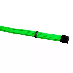 1stPlayer комплект удължителни кабели Custom Modding Cable Kit Neon Green - ATX24P, EPS, PCI-e - NGE-001