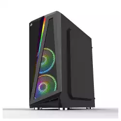 1stPlayer компютърна кутия Gaming Case ATX - R5 RGB Black - 3 Fans included