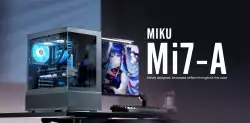 1stPlayer кутия Case ATX - MIKU Mi7-A Black - Reversed fans included