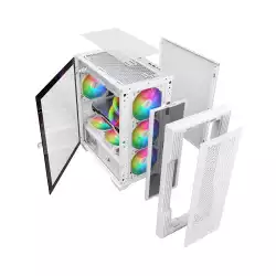 1stPlayer кутия Case mATX - TRILOBITE T3 Mesh White