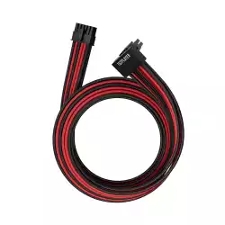 1stPlayer модулен кабел Custom Sleeved Modding Cable Black/Red - PCIe 5.0 12VHPWR M/M - FM2-B-BR