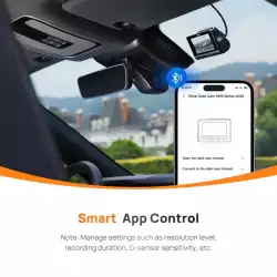 70mai Видеорегистратор Dash Cam 4K HDR Set A810-2, Rear Cam included