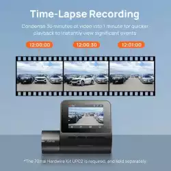 70mai Видеорегистратор Dash Cam HDR Set A200-1, Rear Cam included