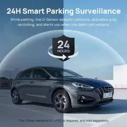 70mai Видеорегистратор Dash Cam HDR Set A200-1, Rear Cam included