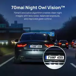 70mai Видеорегистратор Dash Cam HDR Set A200-1, Rear Cam included