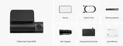 70mai Видеорегистратор Dash Cam HDR Set A200-1, Rear Cam included