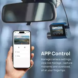 70mai Видеорегистратор Dash Cam HDR Set A200-1, Rear Cam included