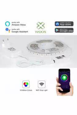 Woox смарт лед лента Light - R5093 - WiFi LED Lighting Strip Kit 5m RGB+WW