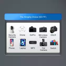 Orico четец за карти Card Reader USB3.0 Black - CS2T-A3-BK