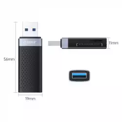 Orico четец за карти Card Reader USB3.0 Black - CS2T-A3-BK