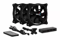 AeroCool комплект вентилатори Fan Pack 3-in-1 3x120mm - ECLIPSE 12 Pro - Addressable RGB with Hub, Remote - ACF3-EL10217.12