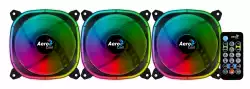 AeroCool комплект вентилатори Fan Pack 3-in-1 3x120mm - ASTRO 12 Pro - Addressable RGB with Hub, Remote - ACF3-AT10217.02