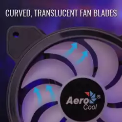 AeroCool комплект вентилатори Fan Pack 3-in-1 3x120mm - Saturn 12F ARGB Pro - Addressable RGB with Hub, Remote - ACF3-ST10247.01