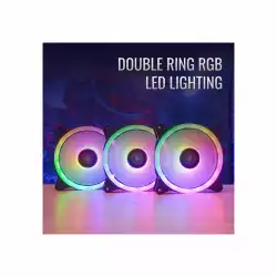 AeroCool комплект вентилатори Fan Pack 3-in-1 3x120mm - DUO 12 Pro - Addressable RGB with Hub, Remote - ACF3-DU10227.11