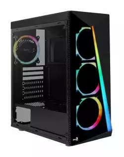 AeroCool кутия за компютър Case ATX - Shard - 4 x 120mm aRGB/Tempered Glass - ACCM-PV14043.11