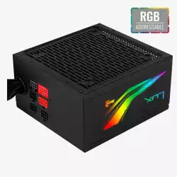 AeroCool захранване PSU 650W - 80+ Bronze, Semi-Modular LUX RGB 650M - ACPB-LM65AEC.11