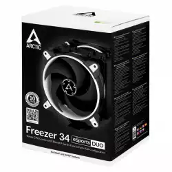 Arctic охладител Freezer 34 eSports DUO - White - LGA2066/LGA1700/LGA1200/AM4