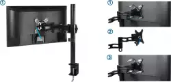 Arctic Стойка за монитор Desk Mount Monitor - Z1 BASIC